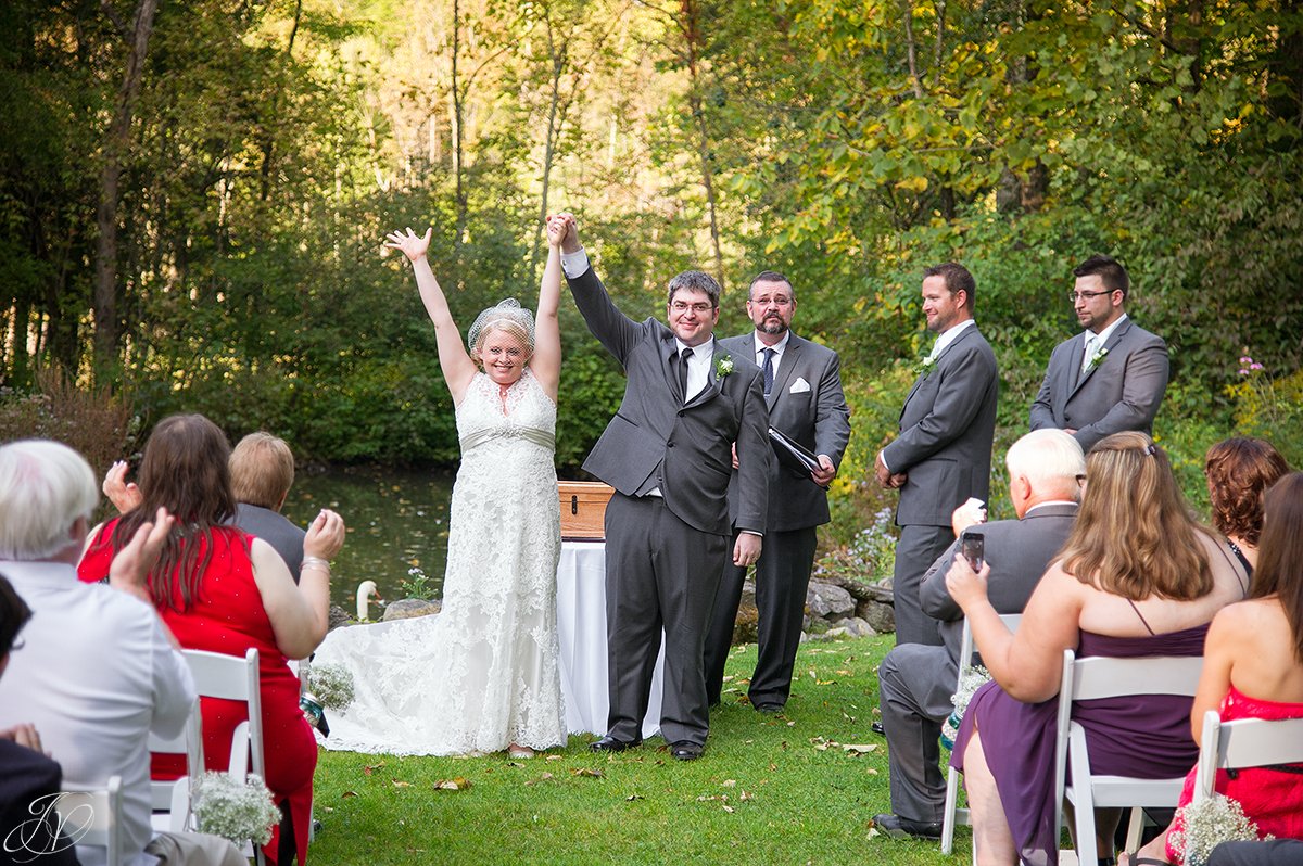 fun candid ceremony moments albany wedding photographer