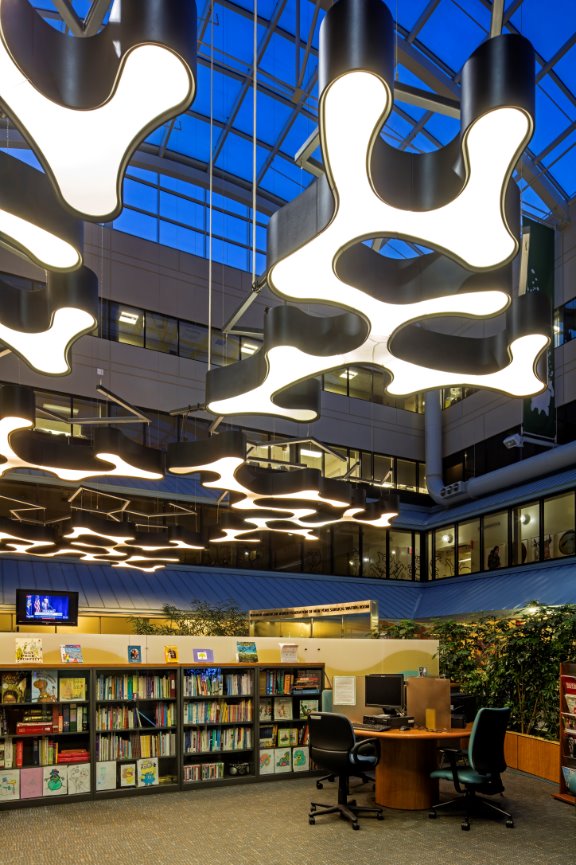 Main Lobby Atrium - TWINE ARCHITECTURAL STUDIO