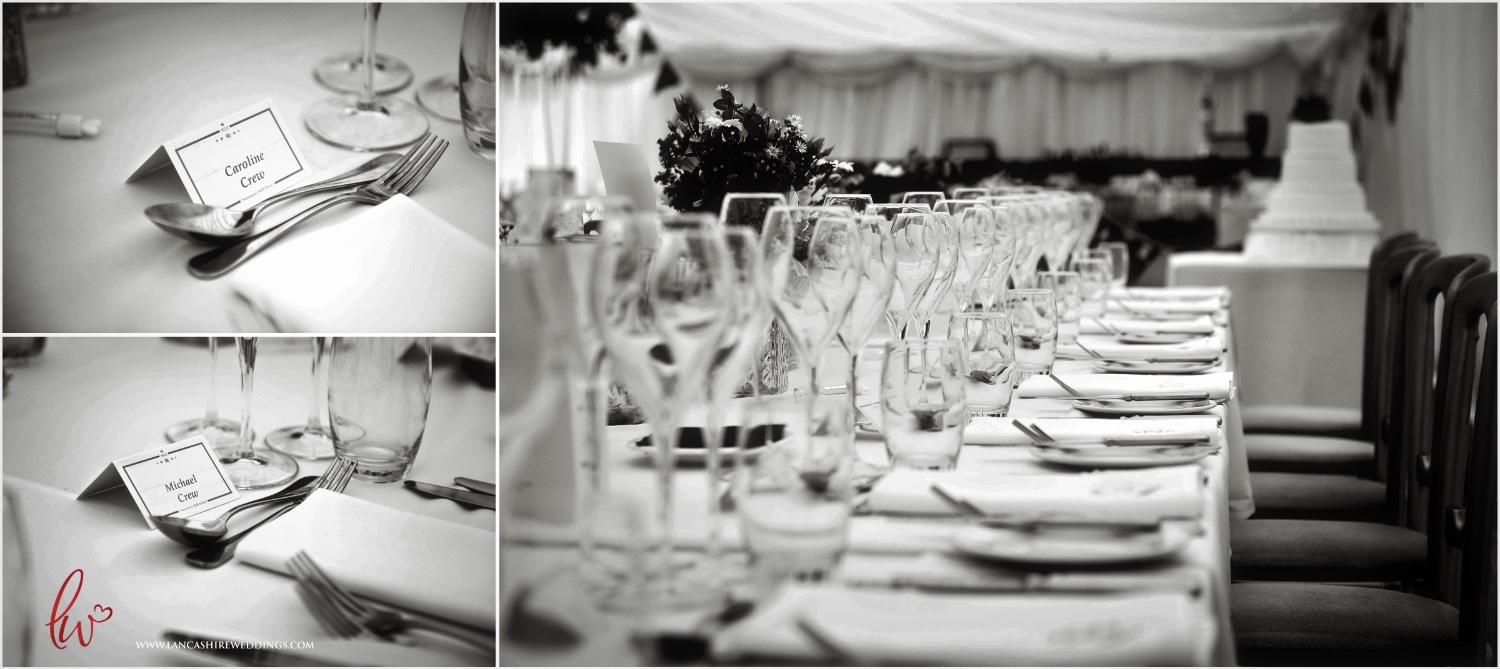 Wedding top table Nunsmere Hall