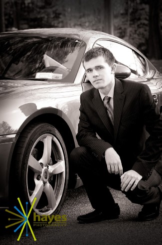 senior pictures, Webster photographer, porsche, Hayes Photography