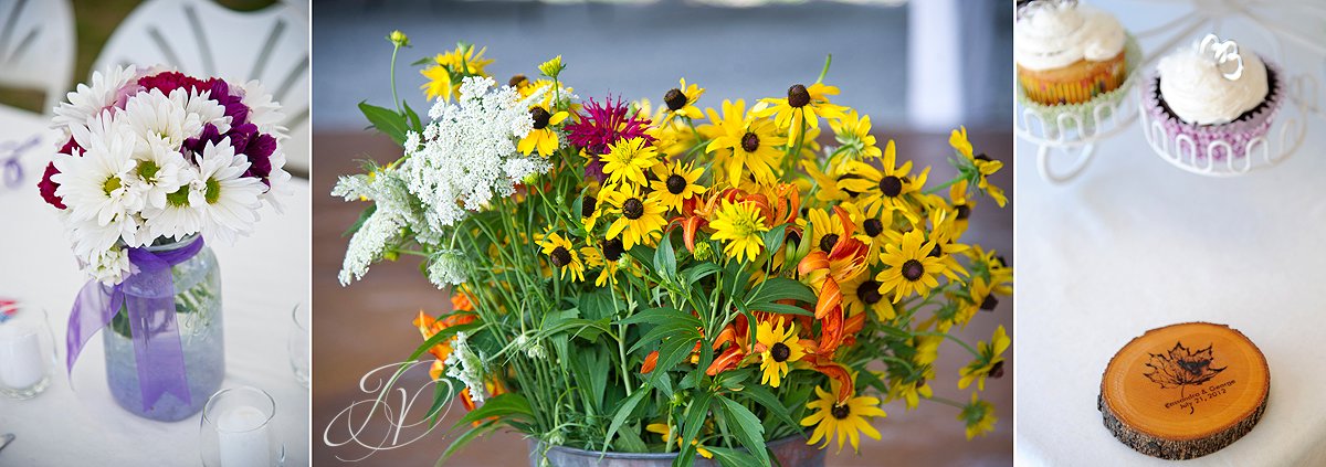 Saratoga Wedding Photographer, upstate wedding photographer, country themed reception photo, reception details