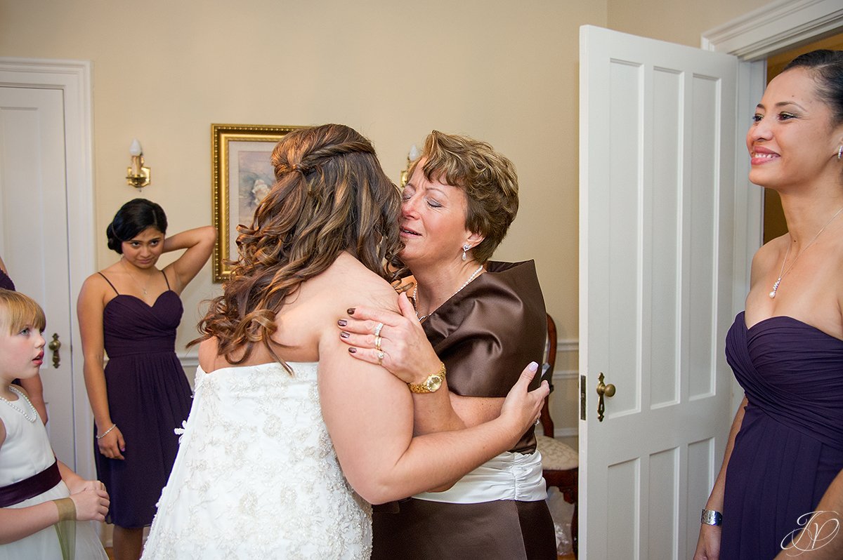 first look with mom albany wedding photographer