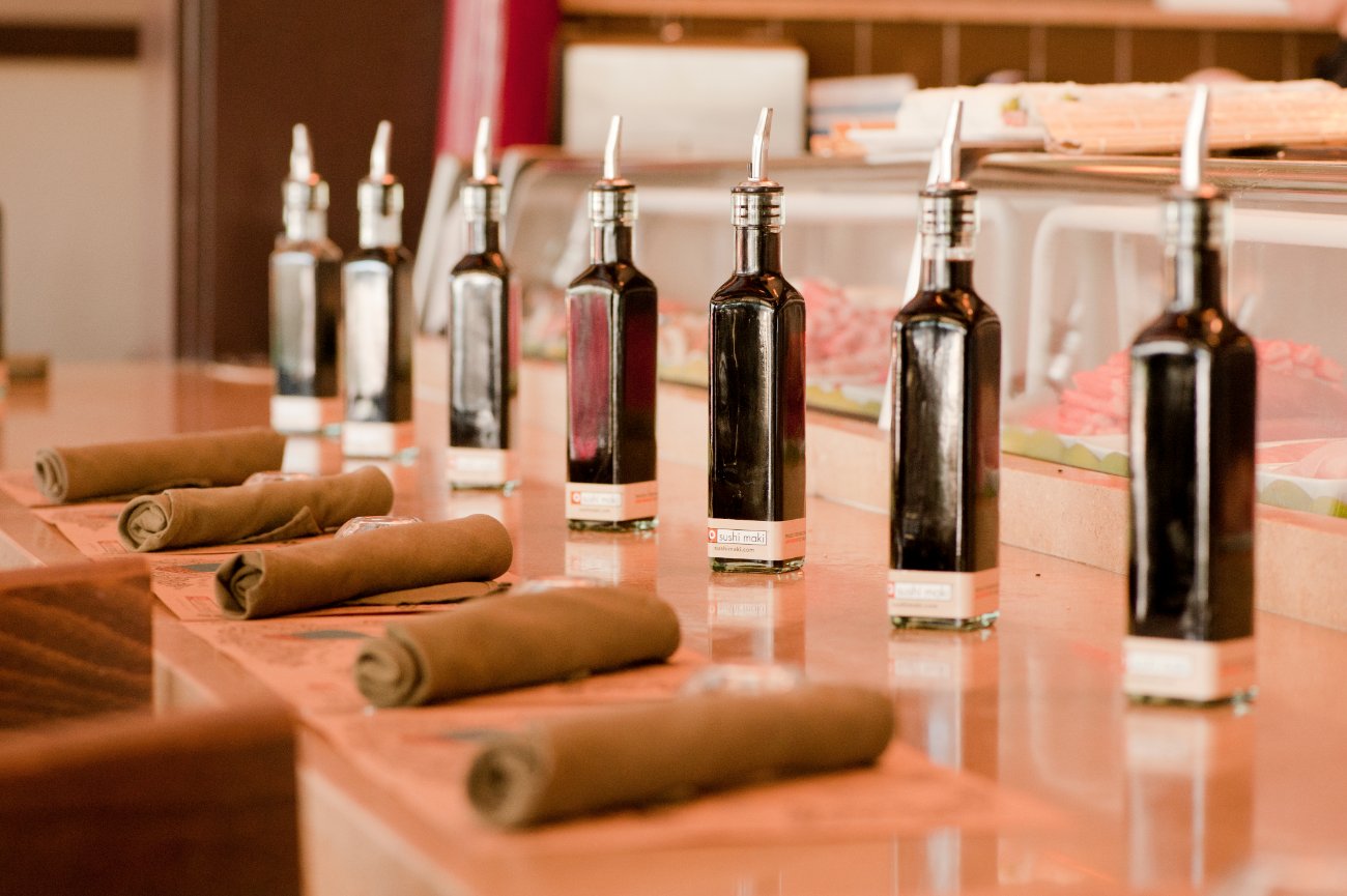 Sushi Maki Soy Sauce Line