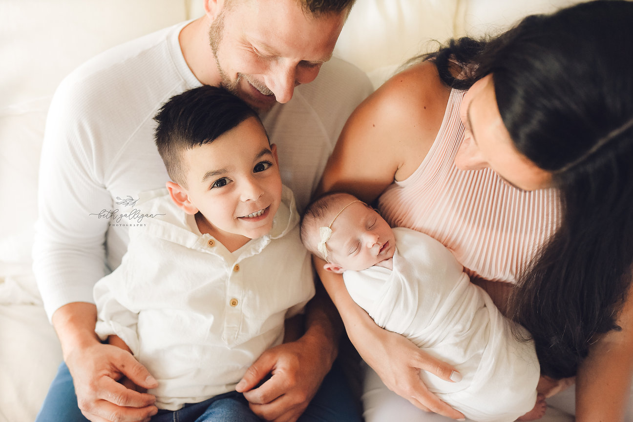 M's 4th Of July Cake Smash With Beth Galligan Boston First Birthday Photographer