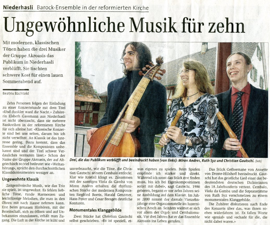 Zürcher Unterländer 11. September 2007