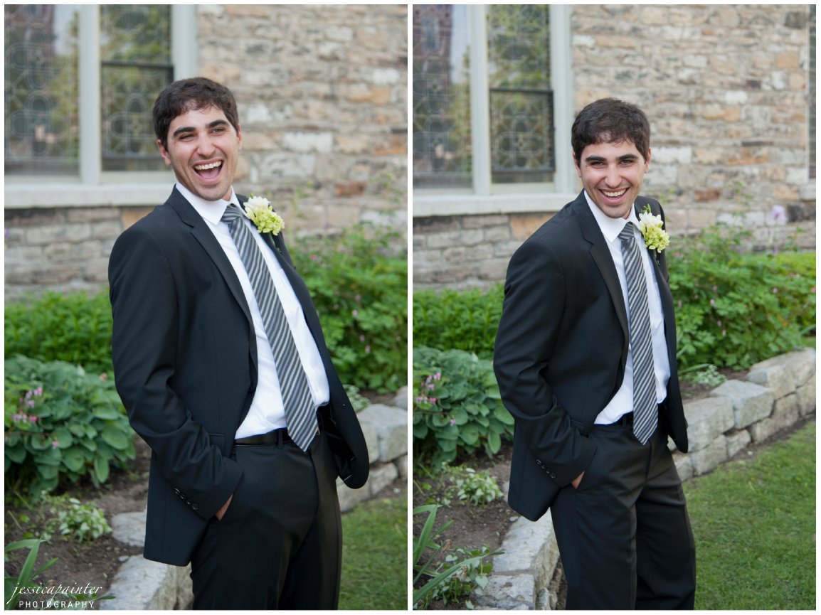 Fun wedding photo, wedding ceremony, groom photo, albany wedding photographer