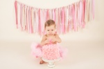 Felicity's Cake Smash Session - Visalia's baby photographer