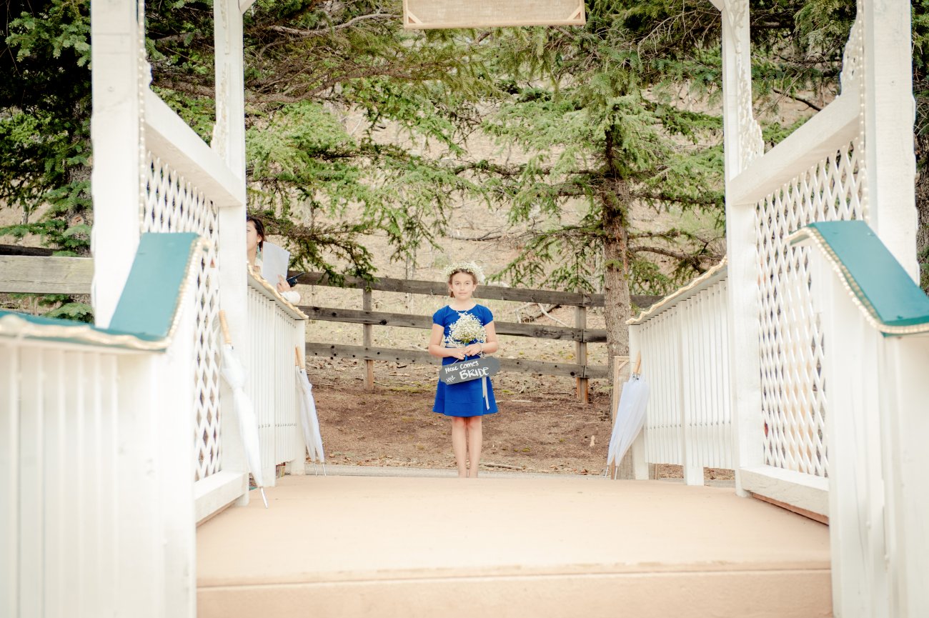 Chris & Laura's wedding in Greeley, Colorado - Flower Girl