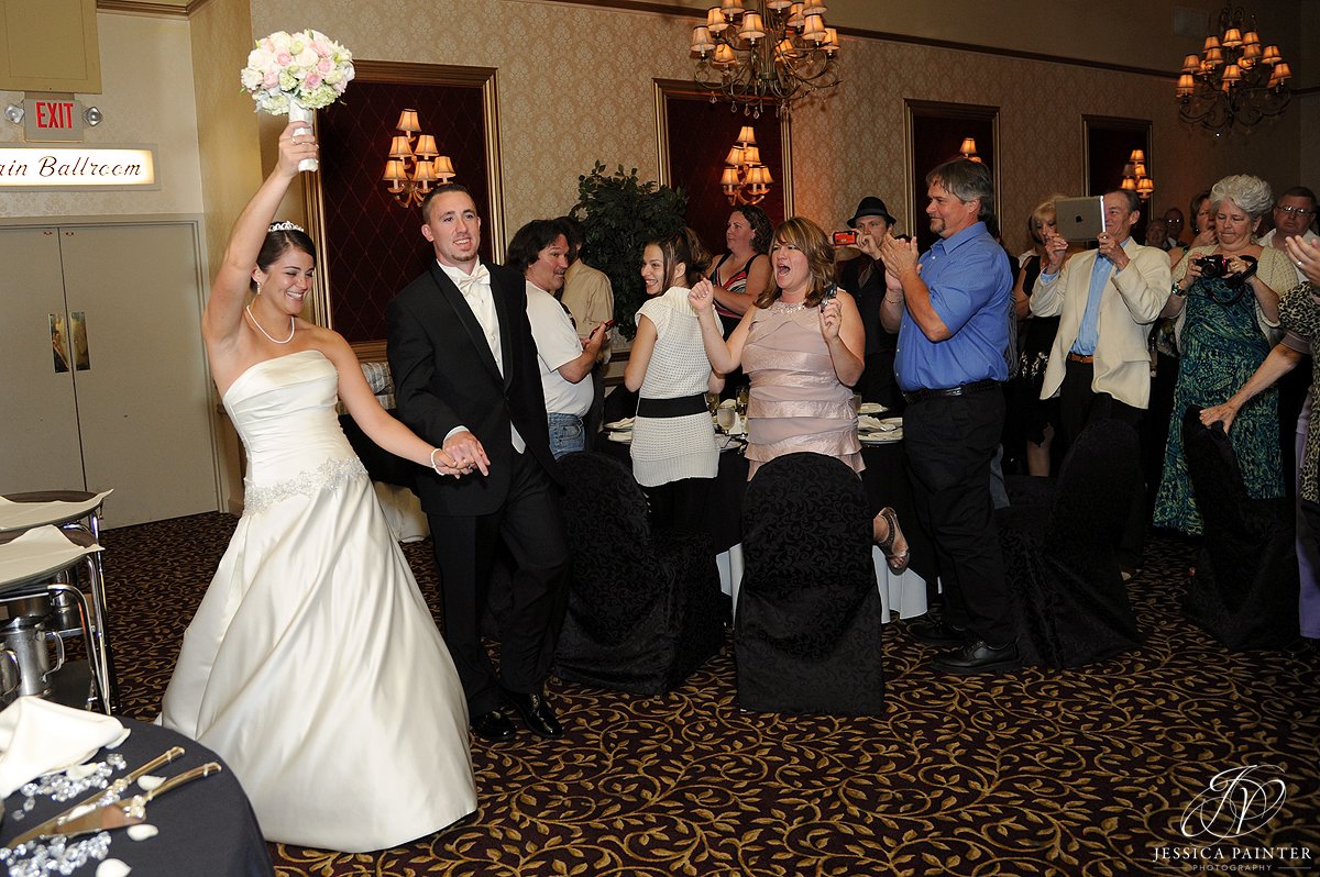 bride and groom announced, franklin terrace ballroom, ballroom details, Albany wedding photography, troy wedding photographer, emily willard, franklin terrace wedding