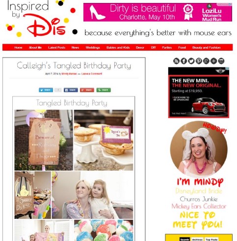 inspired by dis wedding and family blog featured photographers birthday party