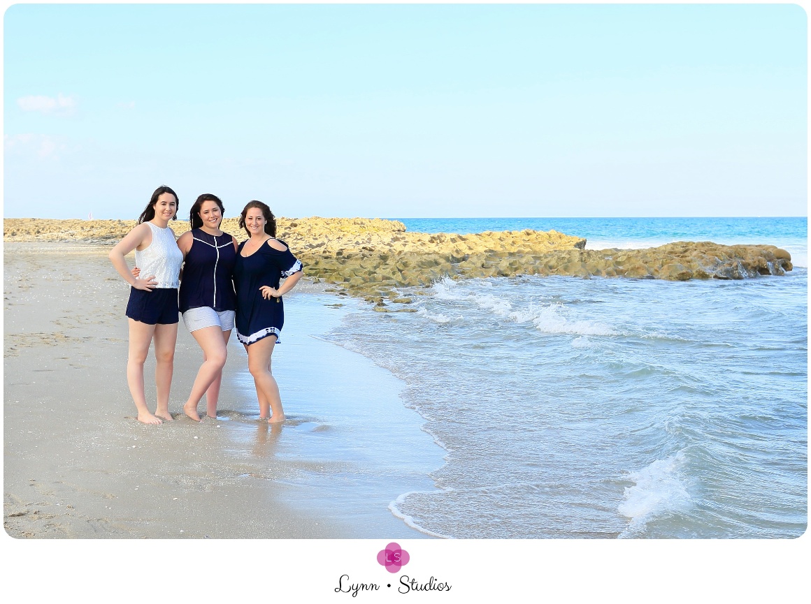 Fort Lauderdale Family Photographer - Mother & Daughters Beach Session