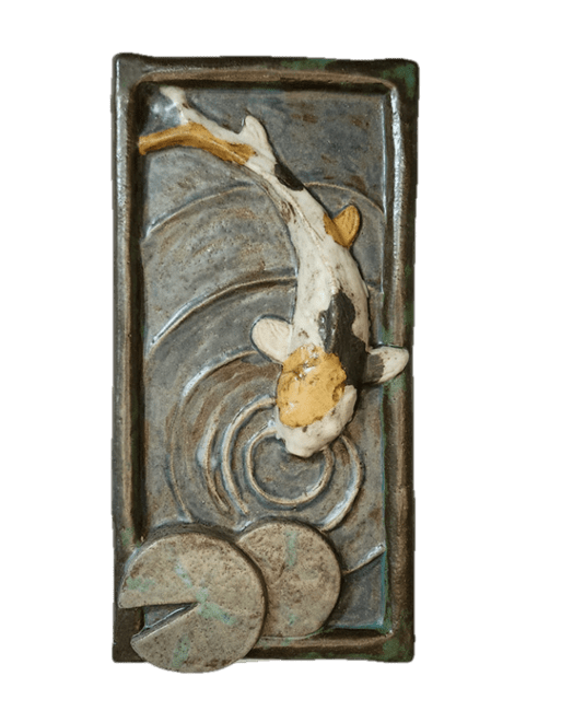 Multicolored Koi Tile - Top