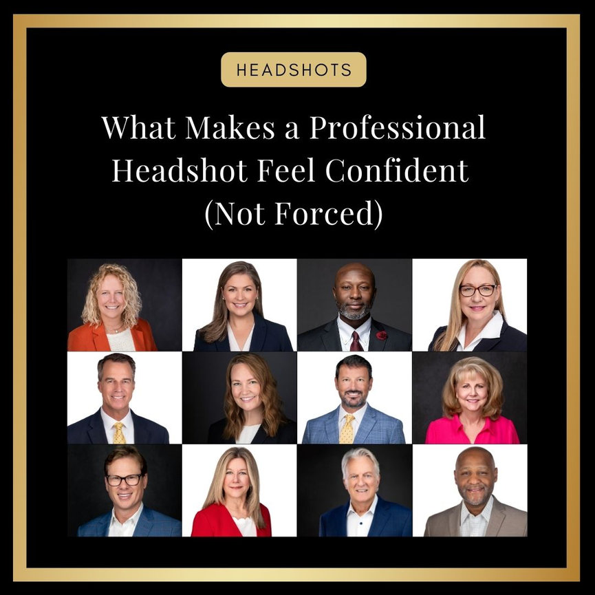 What Makes a Professional Headshot Feel Confident (Not Forced)