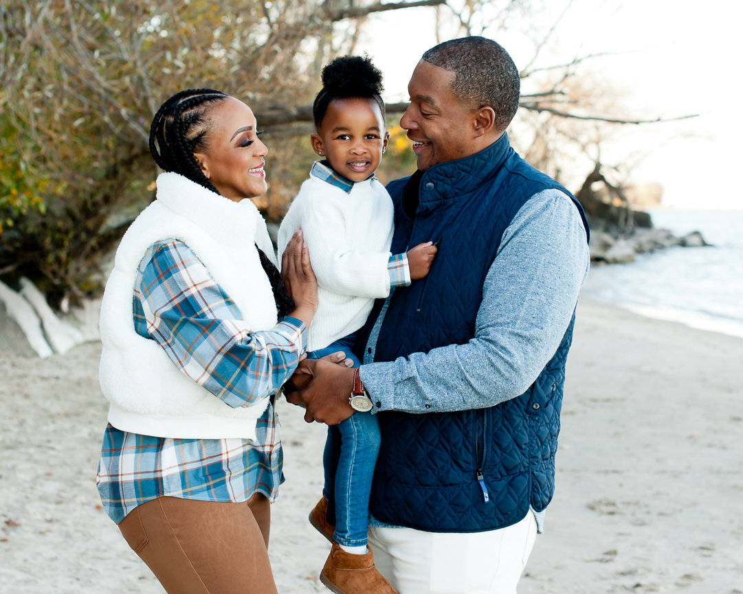 fall beach session [evanston family photographer]