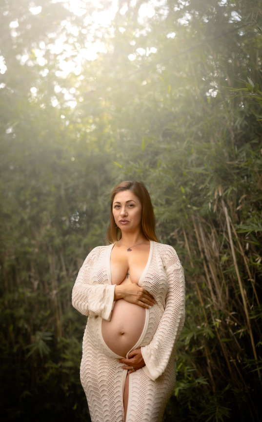Embracing the Glow: A Maternity Boudoir Session in Arlington, TX