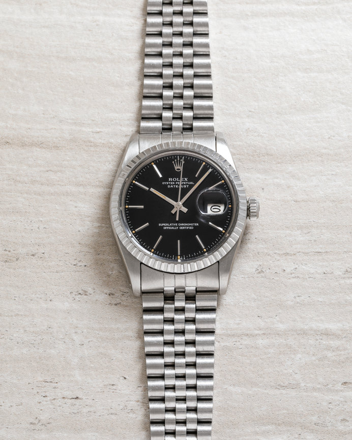 Rolex Datejust 16030 Black Dial 1980 Roy Sacha Davidoff