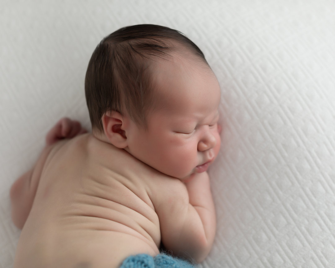 Beautiful newborn baby boy, Santa Monica Newborn Photographer