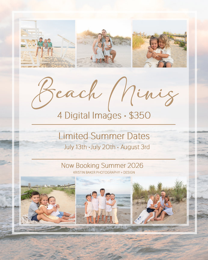 Beach Mini Sessions vs. Full Beach Sessions: Which Experience Is Right for Your Family?