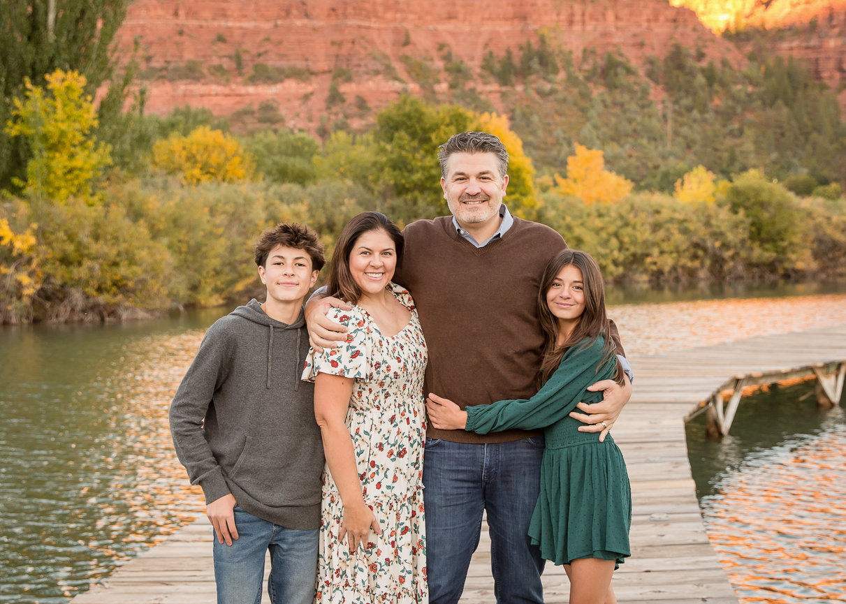 The C Family: Black & White Family Session in Our Austin Studio