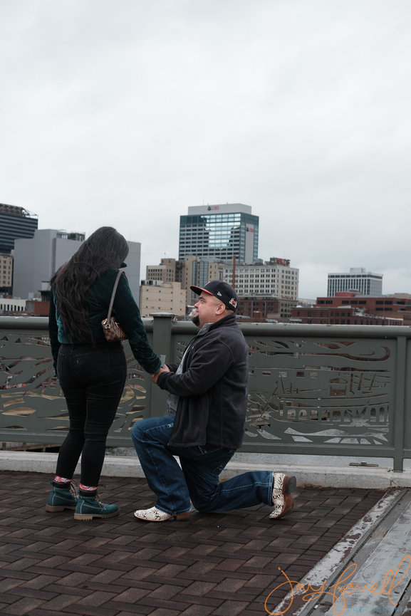 Proposal photography with weather concerns