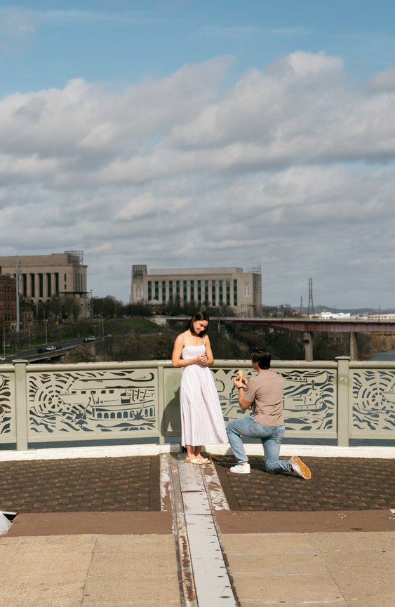Proposal photography with weather concerns