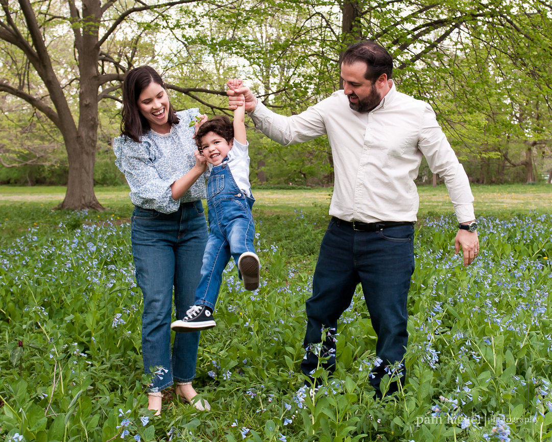 fall family photos in winnetka