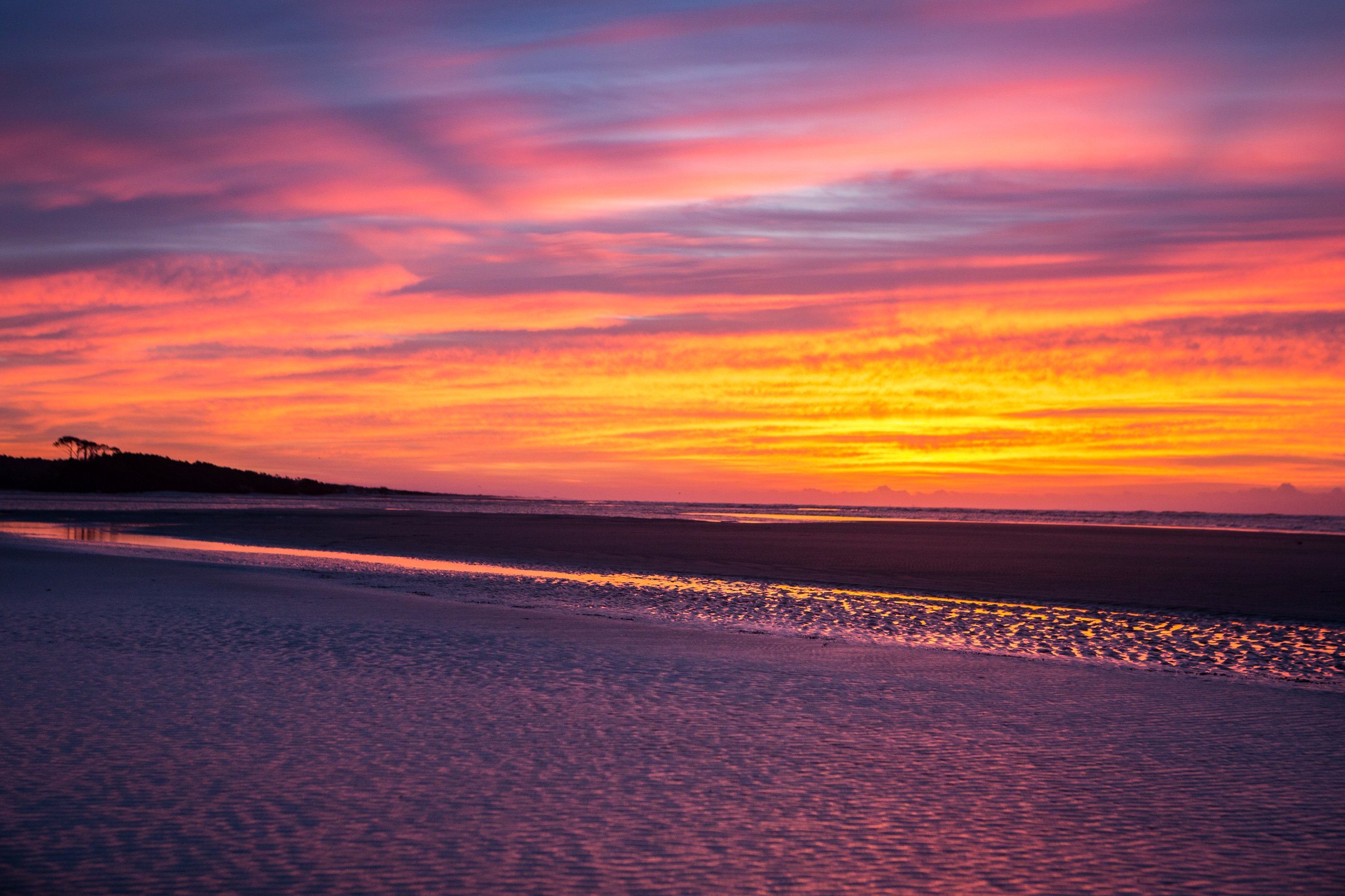 Incredible sunrise at N Myrtle Beach, SC. Micciche Corporate Photography