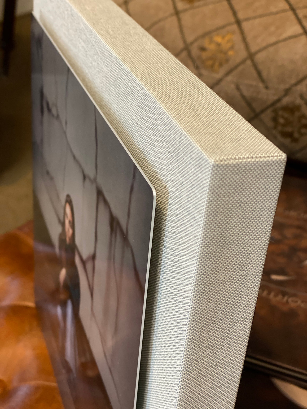 Metal Print Float Mounted Block Icon Studio Portrait Design, Inc