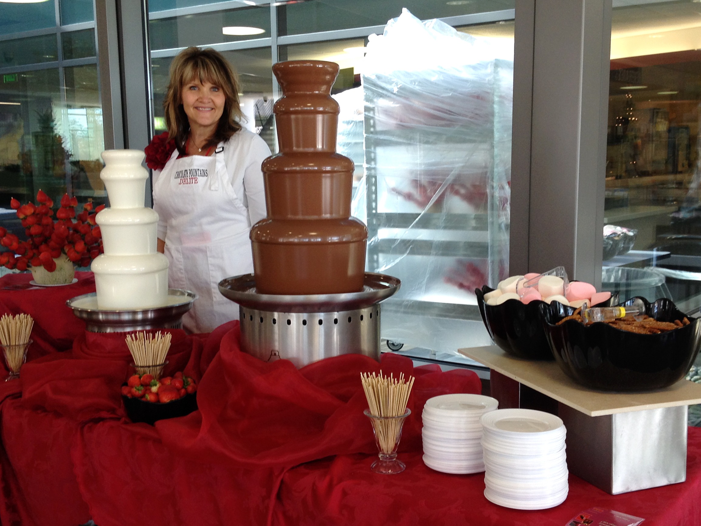 Chocolate Fountains in Sacramento, Vacaville, San Francisco, San Jose