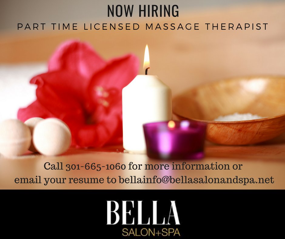 Now hiring - Bella Salon and Spa