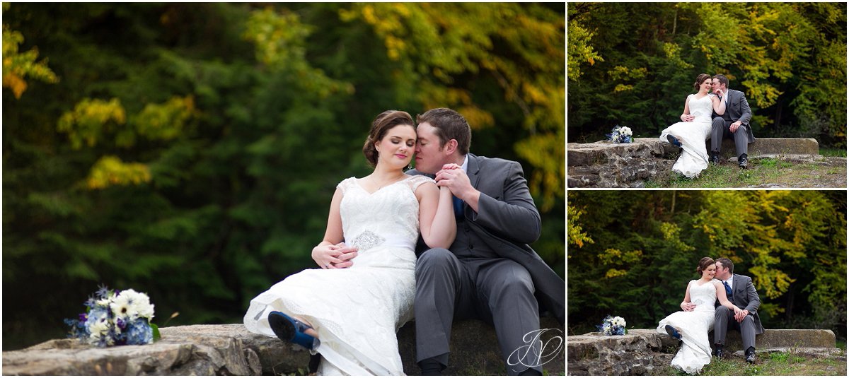 classic bridal portrait the mansion inn fall waterfront