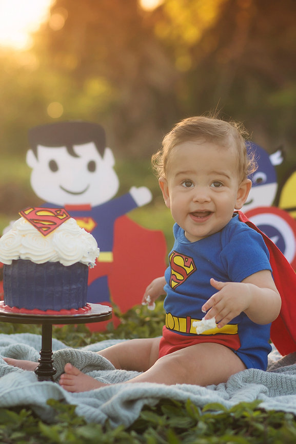 superman theme cake smash photoshoot by Arpna Photography - YouTube