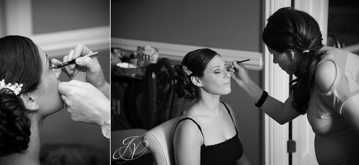beautiful bride getting ready, Albany Wedding Photographer, The Glen Sanders Mansion, wedding dress, wedding detail photo
