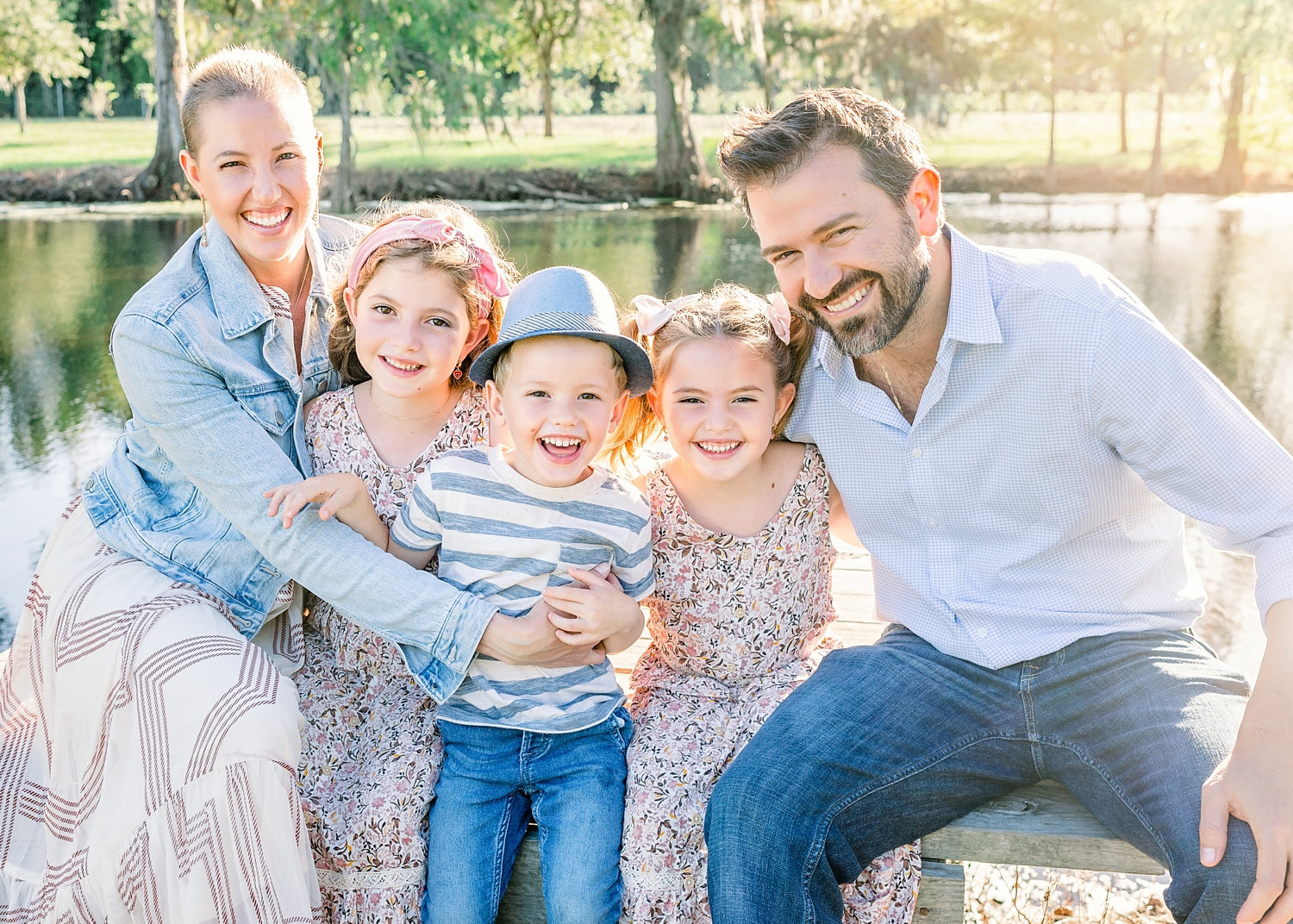 spring family photo session, Congaree and Penn, rustic family photo session, farm, Rya Duncklee