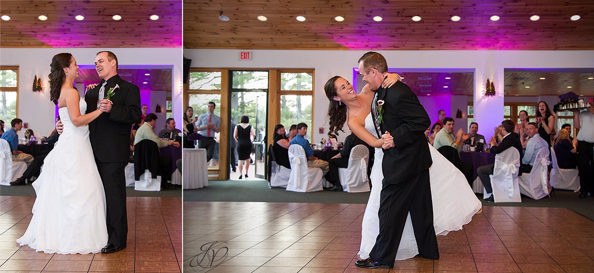 photo of bride dancing with her father