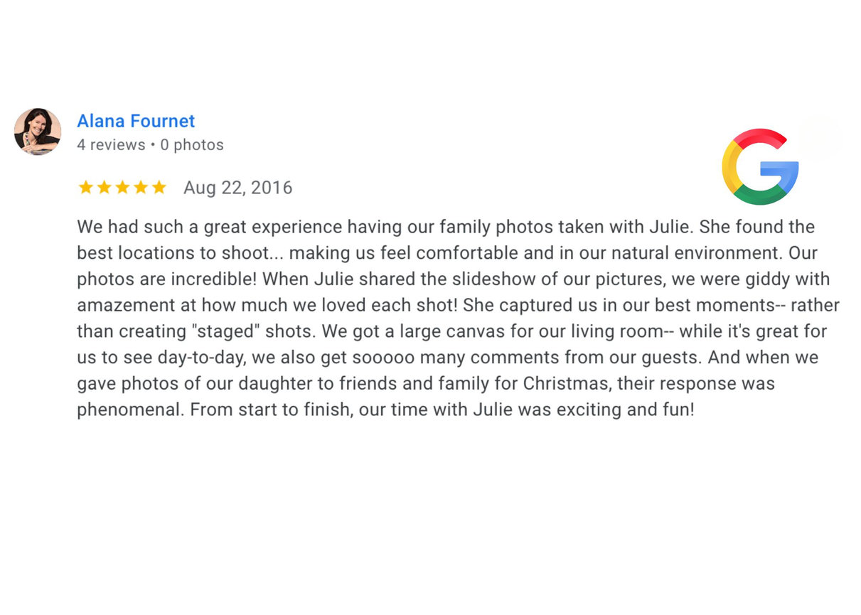 Google Review dozens of 5 star reviews