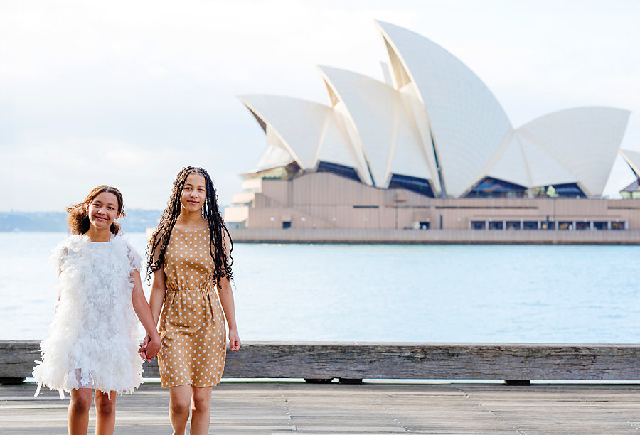 Couple with Sydney Harbour Bridge