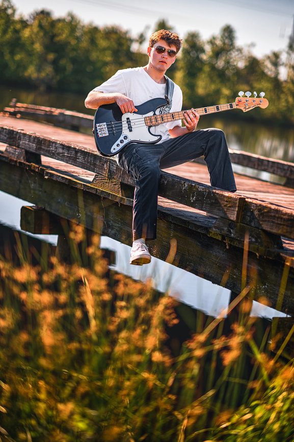 Senior portrait at a Texas Hill Country setting, thoughtful boutique session, Swartz Portraits Conroe TX serving Spring ISD