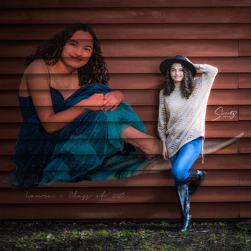 Expressive high school senior portrait, couture fine art photography by Swartz Portraits in Spring 77386