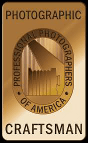 Photographic Craftsman degree (PPA Cr.Photog.) earned by Ty Swartz, Swartz Portraits
