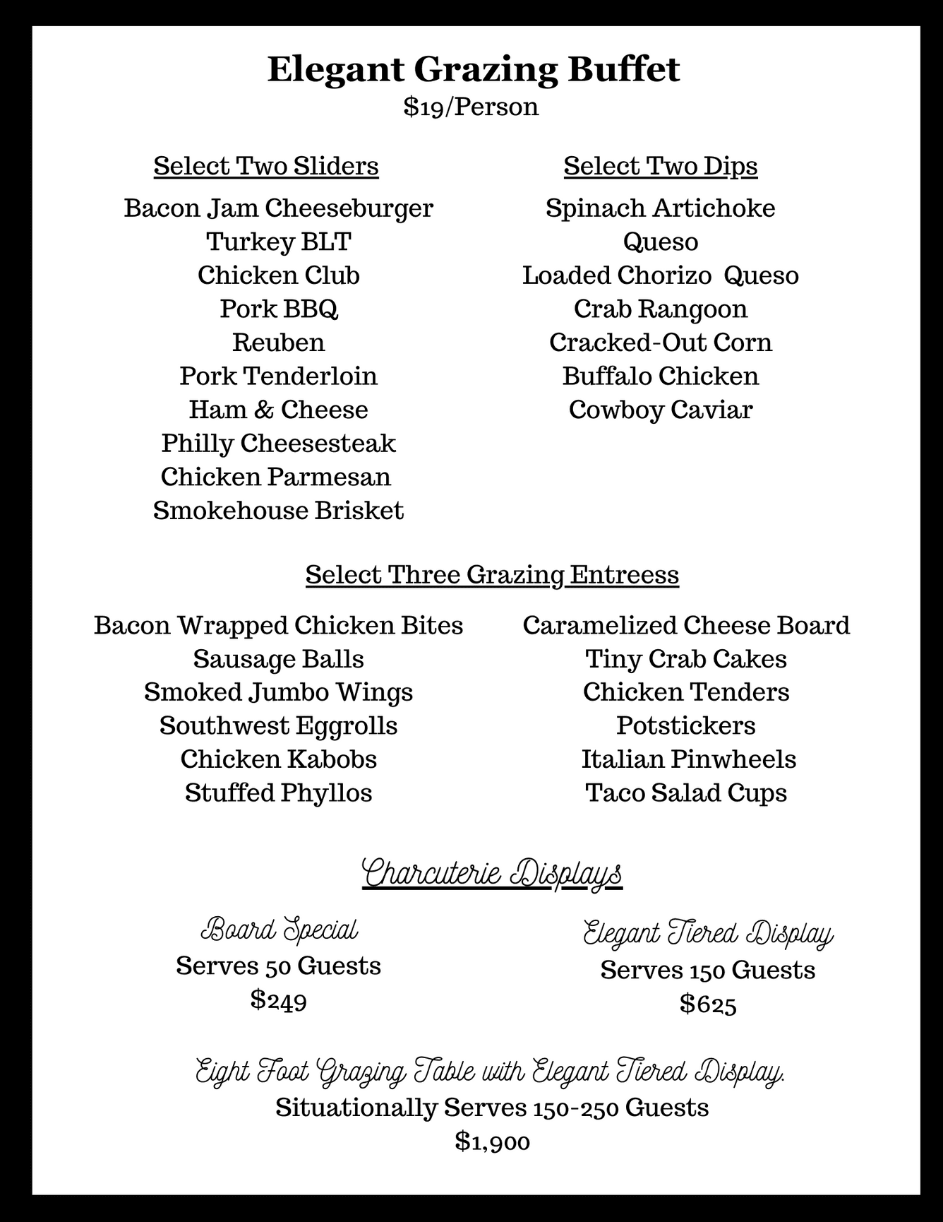 EVENT CATERING MENUS Southern Skillet Catering