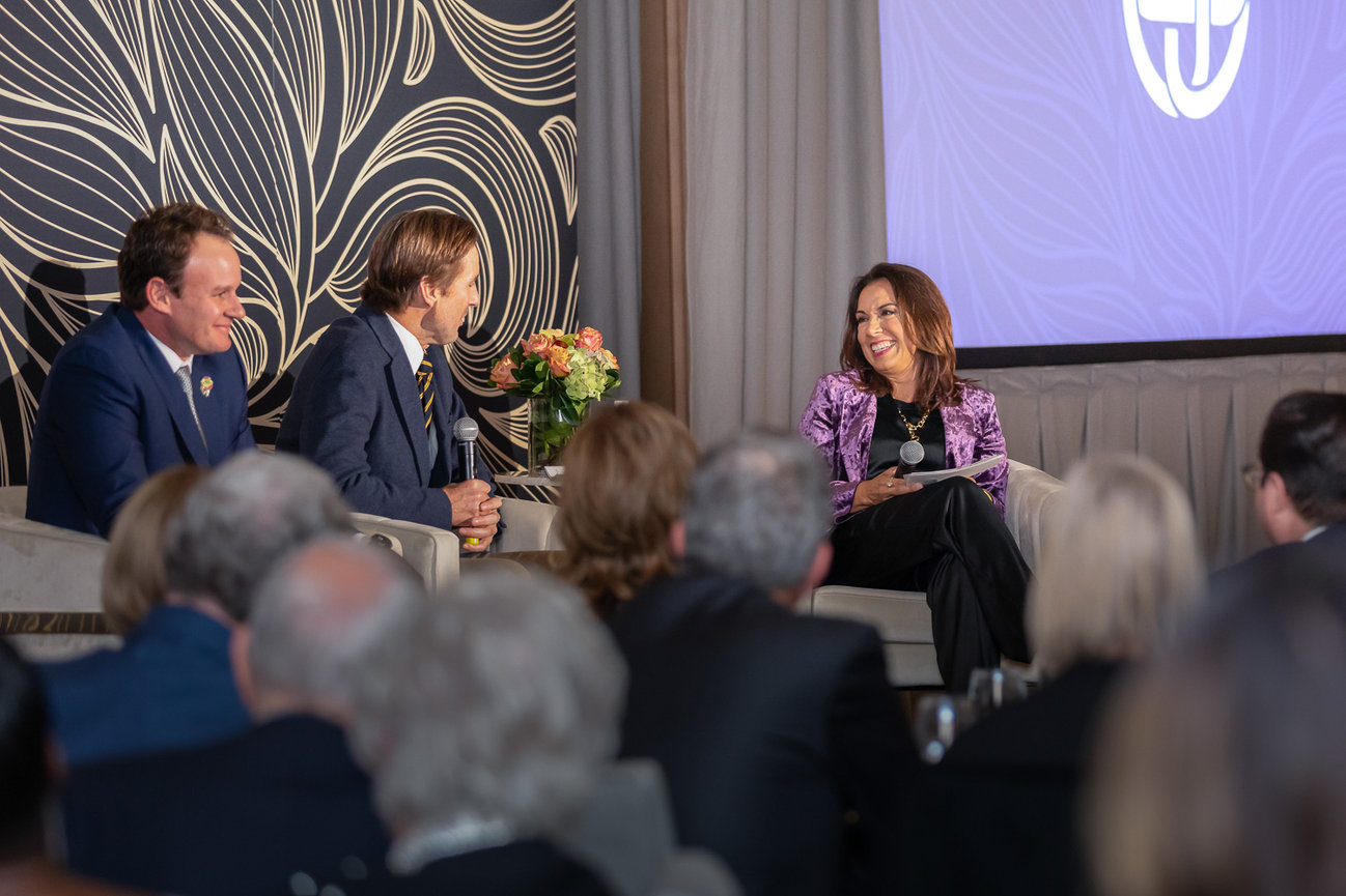 fort worth event photographer event venue crescent hotel. donor dinner with deborah ferguson, robert ratliff and luke wilson