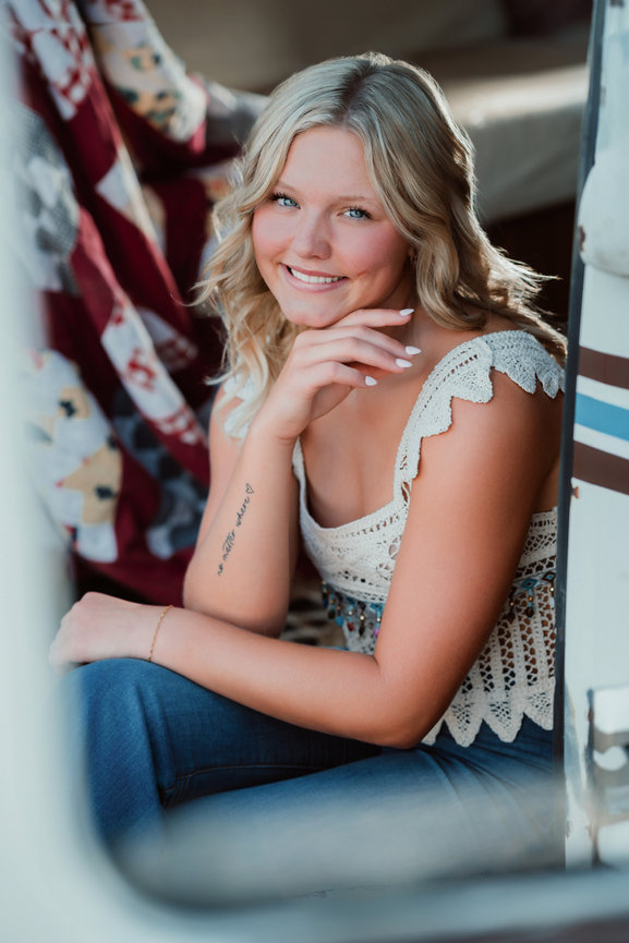 Custom senior portraits from a fun session experience in Staunton, Illinois.