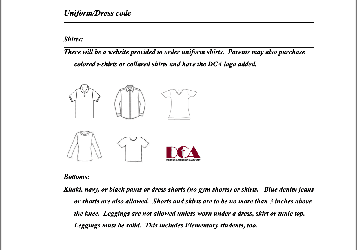 Uniform Policy - DCA
