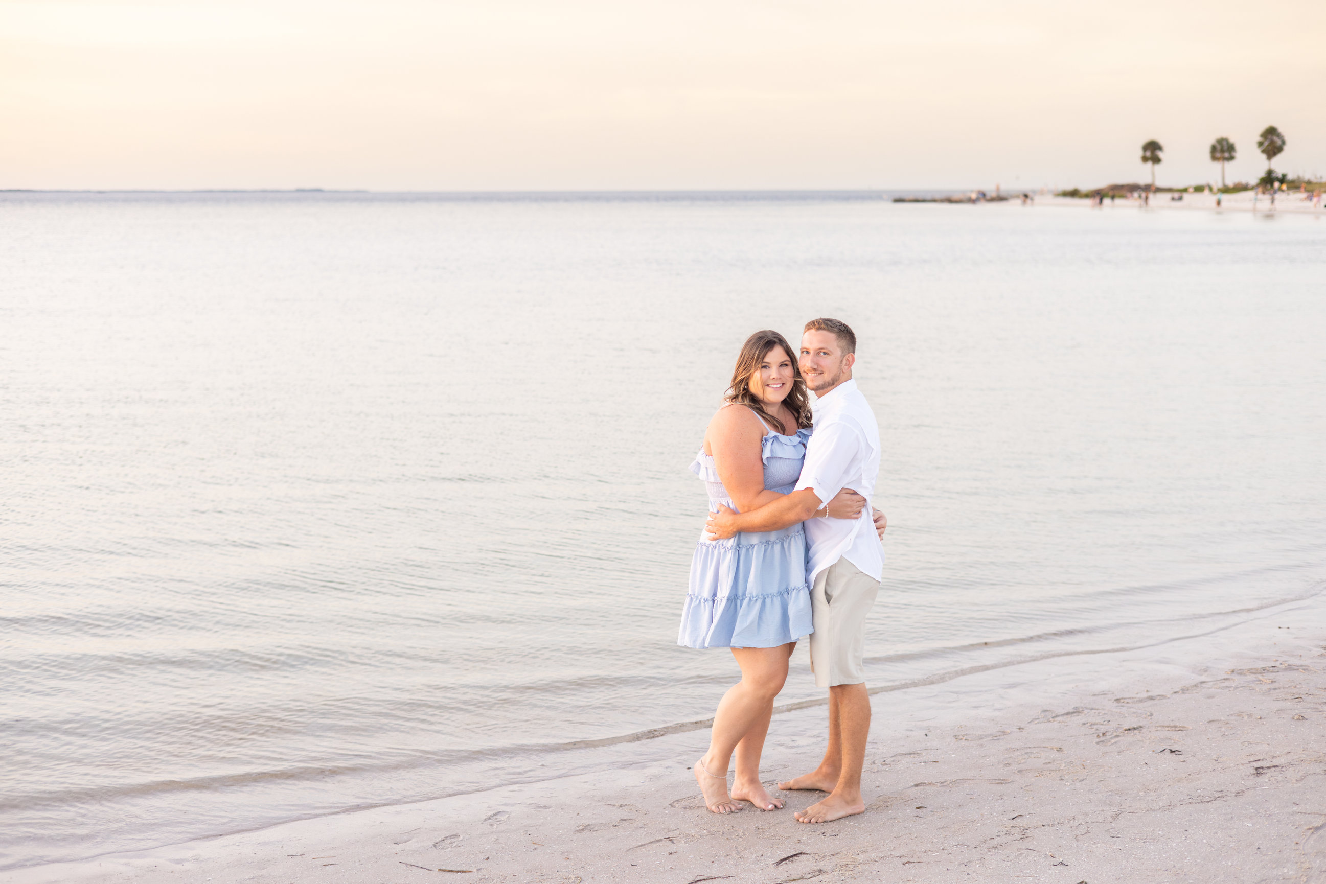 princess polly baby blue dress I truly cannot remember our last beach engagement session, which is wild  living within walking distance to the beach. This one reignited my love for  flowy dresses in gusts of wind, romantic