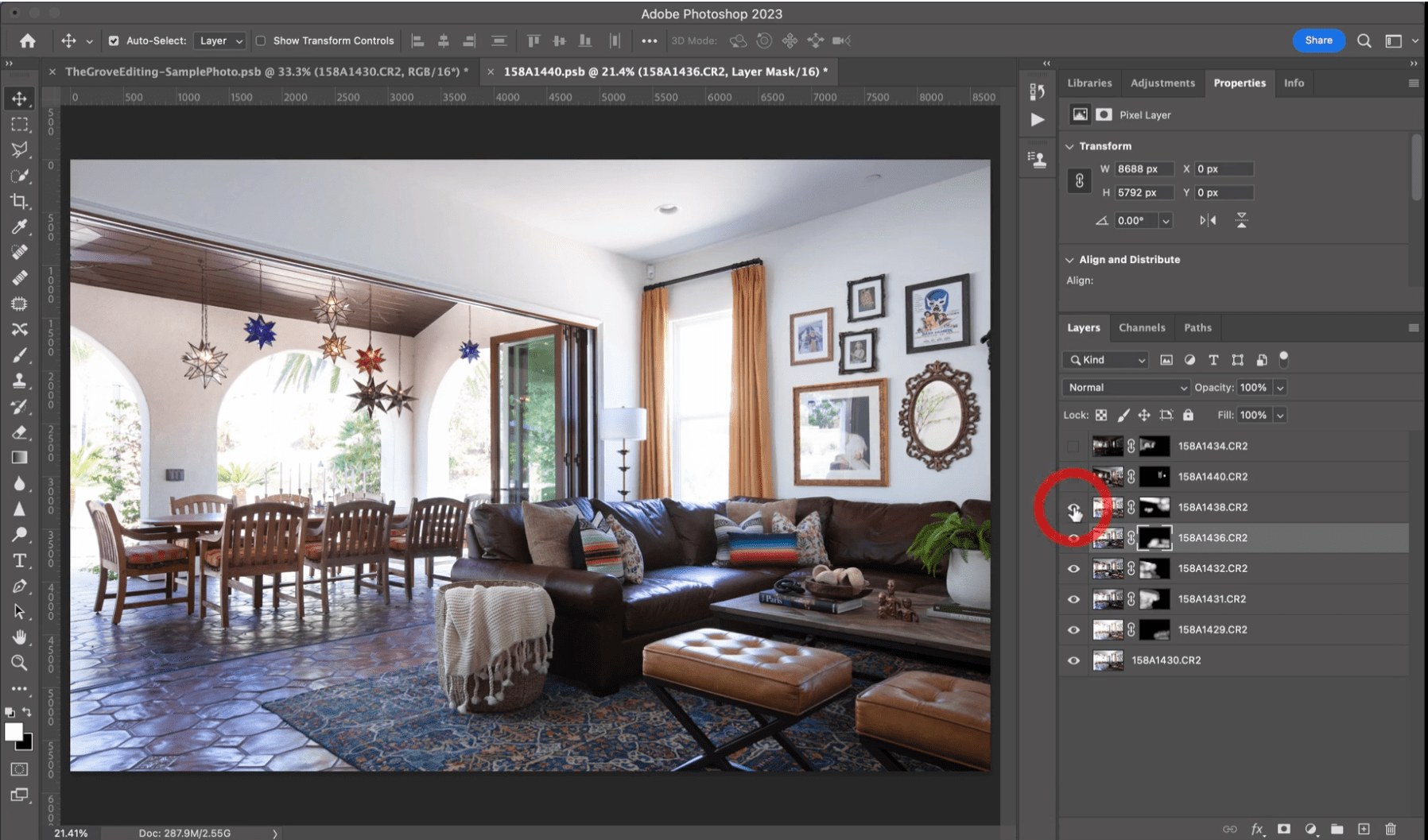 Editing Interior Photos Masterclass