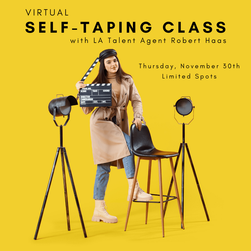 LA Talent Agent Robert Haas Virtual SelfTaping Working