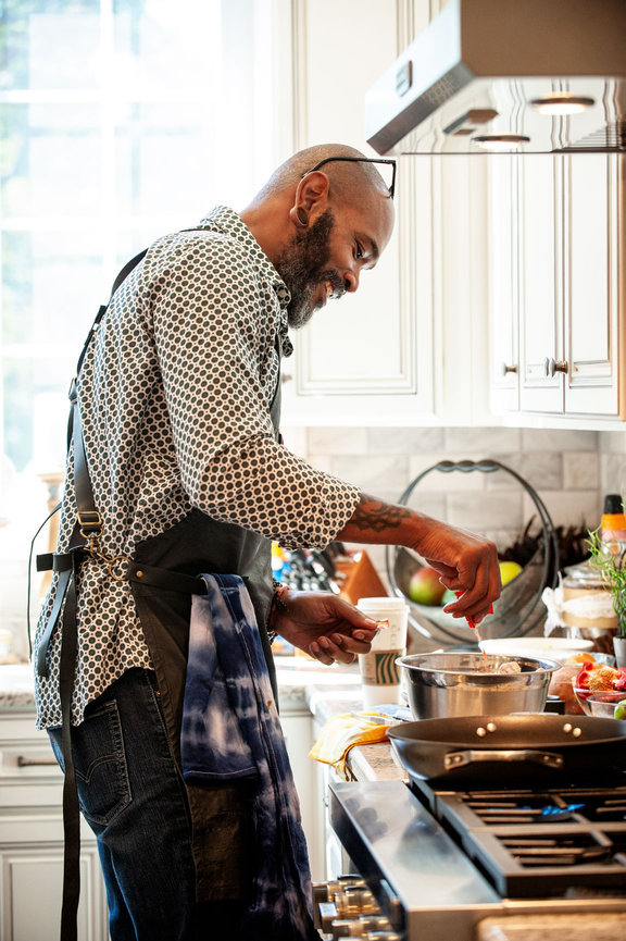 African American Chef, Personal Chef, Jason Moss, Photography by Heather Raub of FrontRoom Images