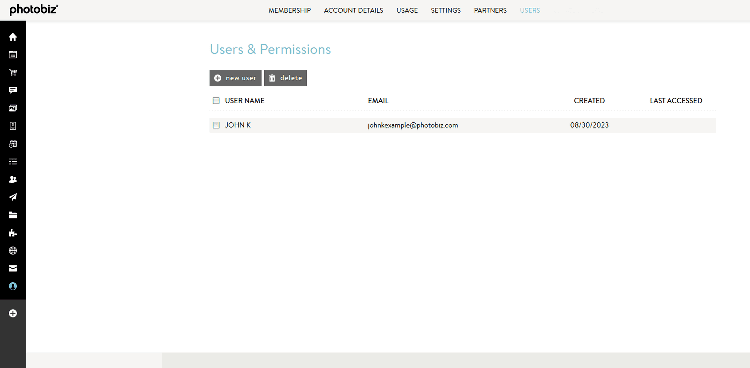 View User Activity How To Check User Activity - PhotoBiz Knowledge Base