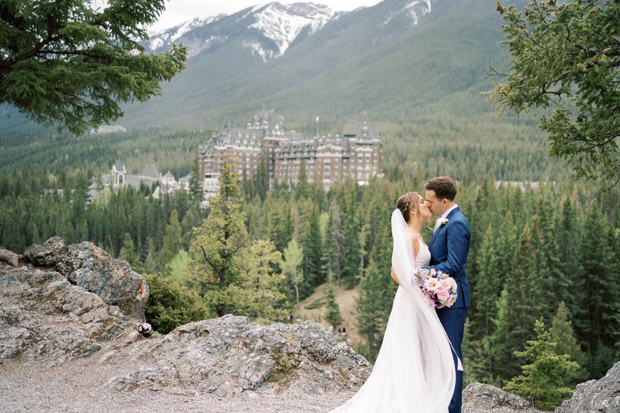 June Wedding at The Fairmont Banff Springs Hotel